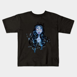 Tim Burton's Corpse Bride: Watercolor Emily Kids T-Shirt